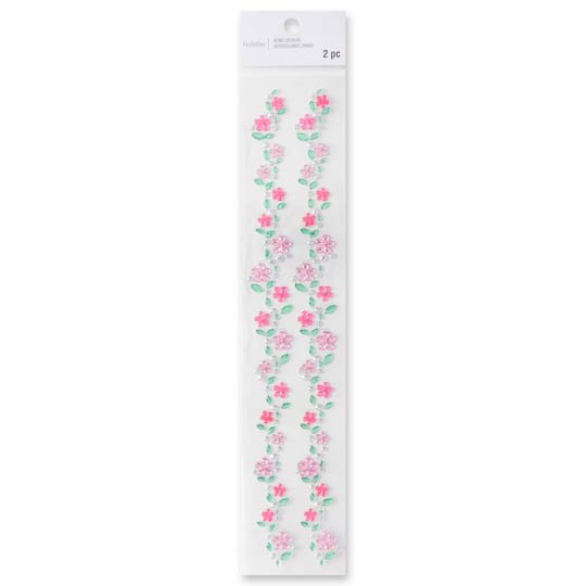 Flowers Strip Bling Stickers by Recollections™